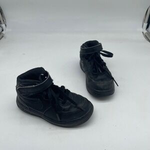 Nike Air Force 1 Mid Toddler Shoes Black 314197-004 Size 9C Mid Top Sneakers